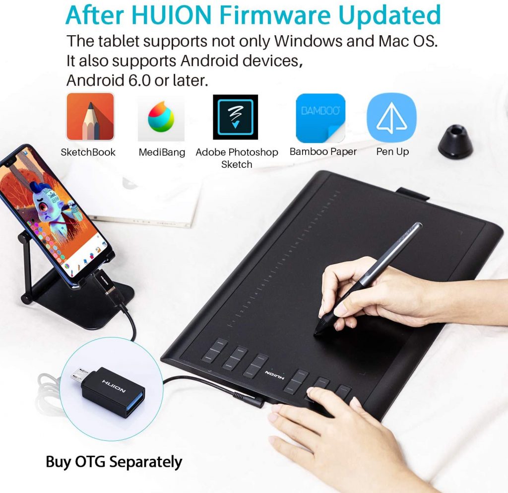 best free drawing software compatible with huion tablet